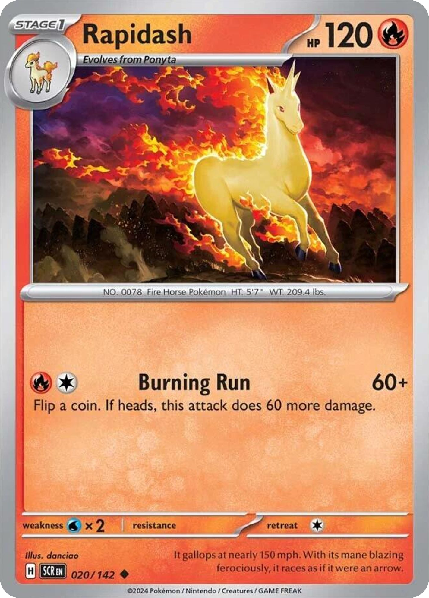 Rapidash 020/175 Uncommon