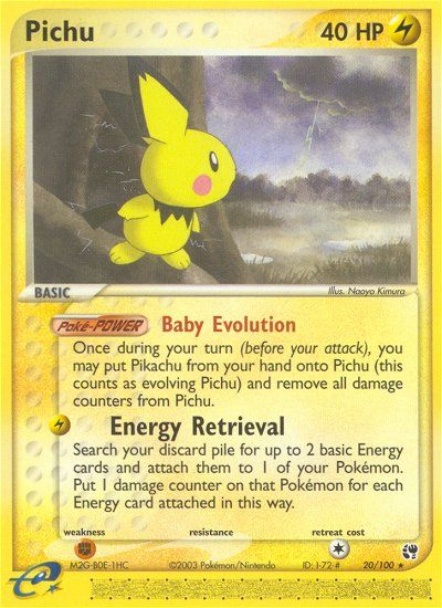 Pichu 020/100 Rare
