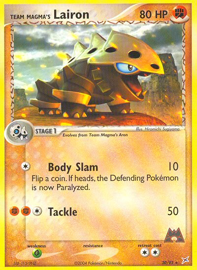 Team Magma's Lairon 020/97 Rare