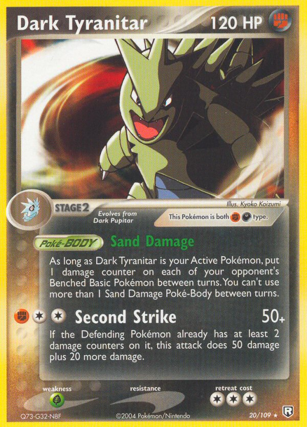 Dark Tyranitar 020/111 Rare