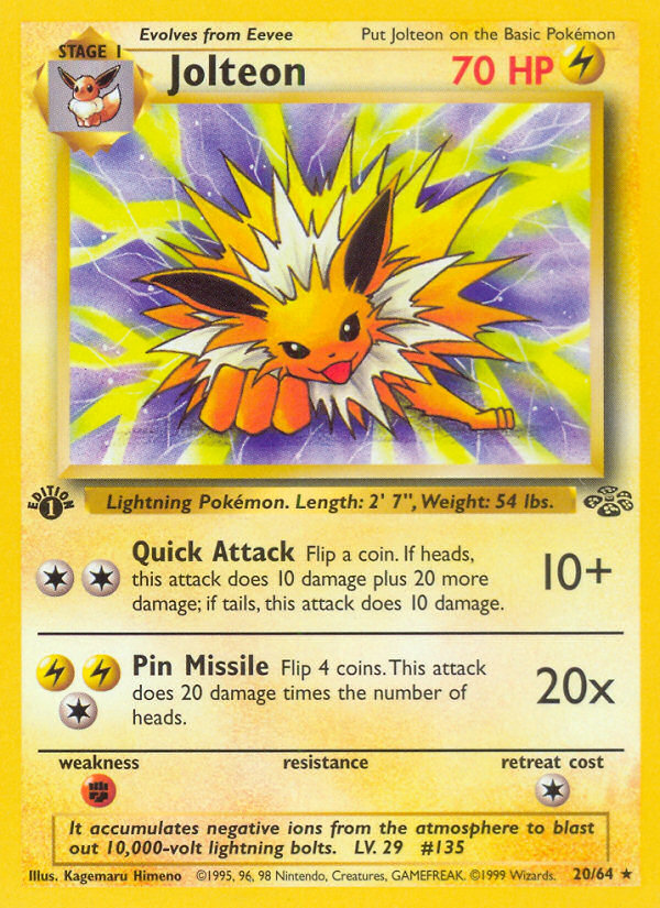 Jolteon 020/64 Rare