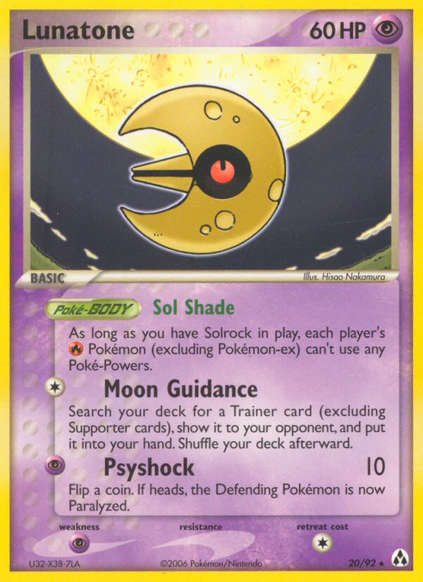 Lunatone 020/93 Rare