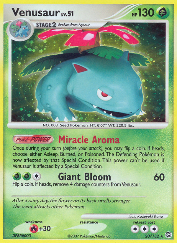 Venusaur 020/132 Rare Holo