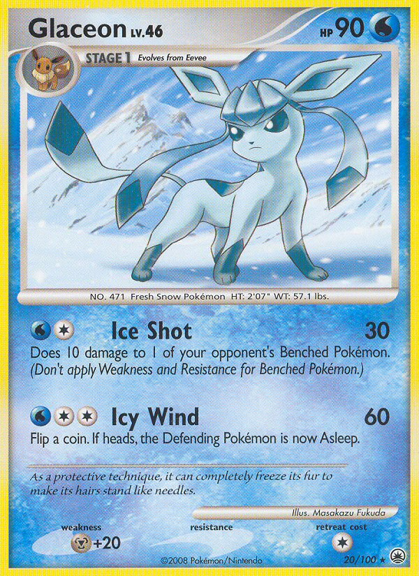Glaceon 020/100 Rare