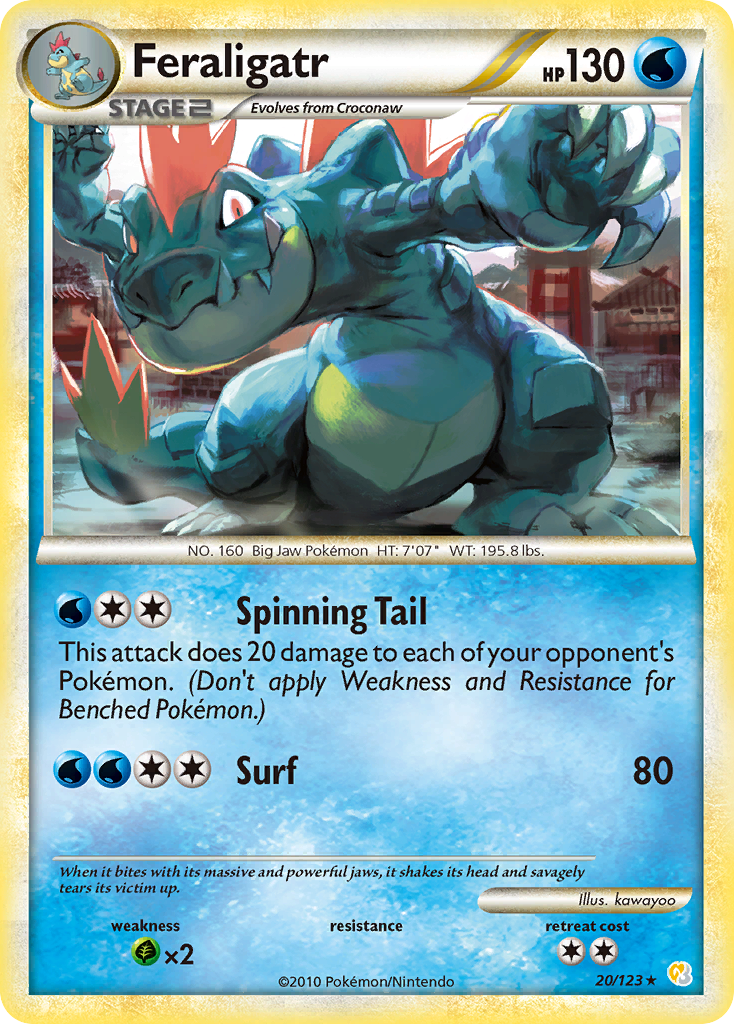 Feraligatr 020/124 Rare