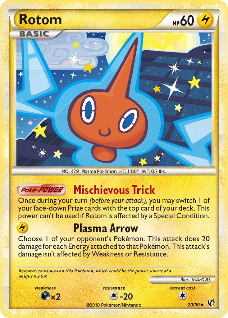 Rotom 020/91 Rare