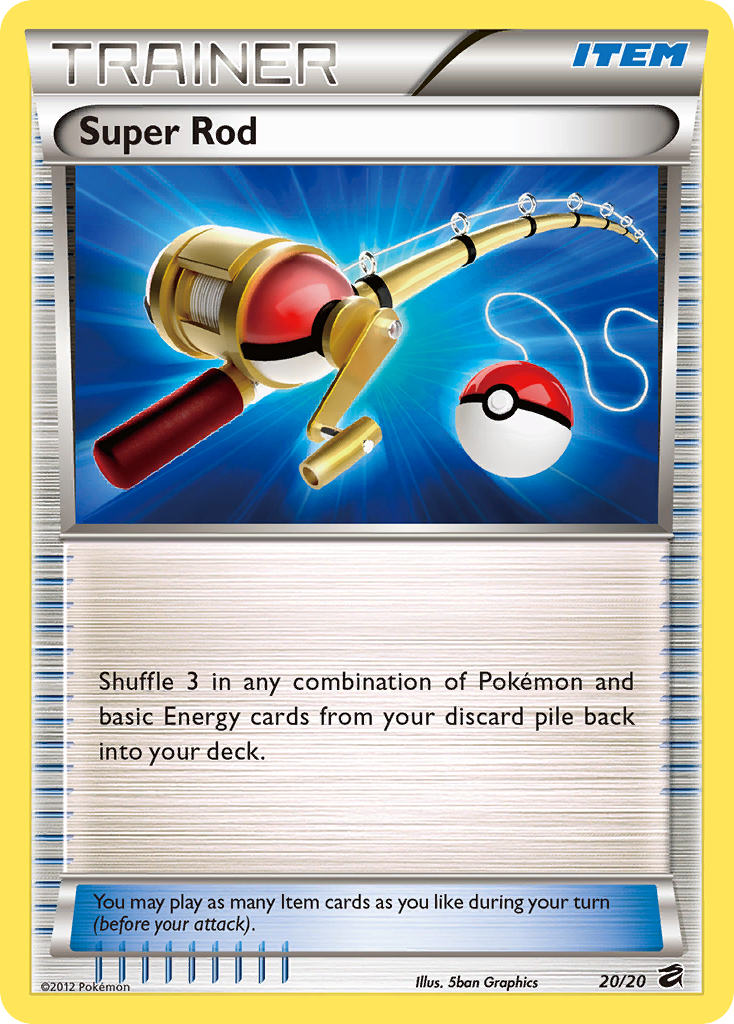 Super Rod 020/21 Rare Holo