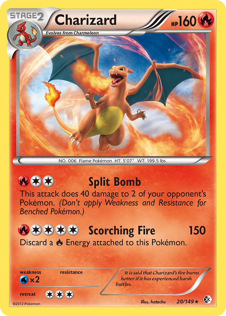 Charizard 020/153 Rare Holo