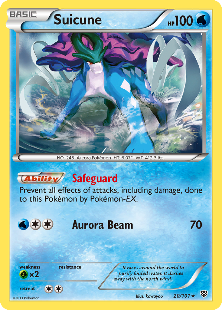 Suicune 020/105 Rare