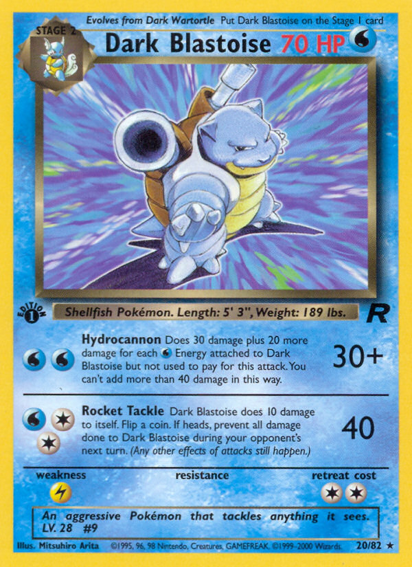 Dark Blastoise 020/83 Rare