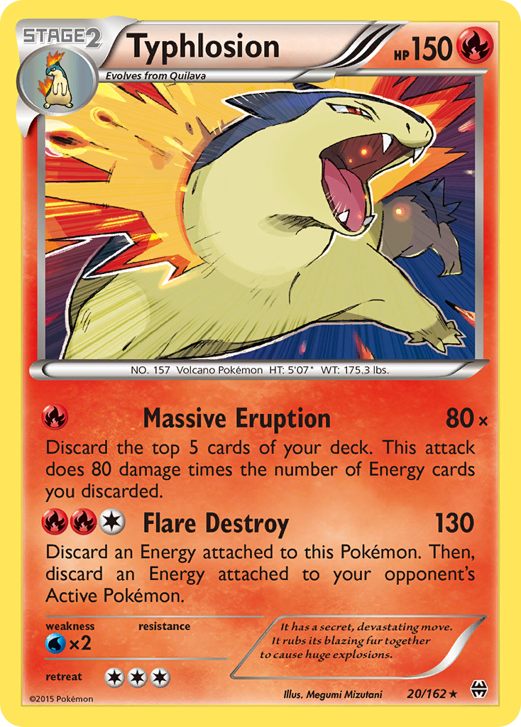 Typhlosion 020/165 Rare Holo
