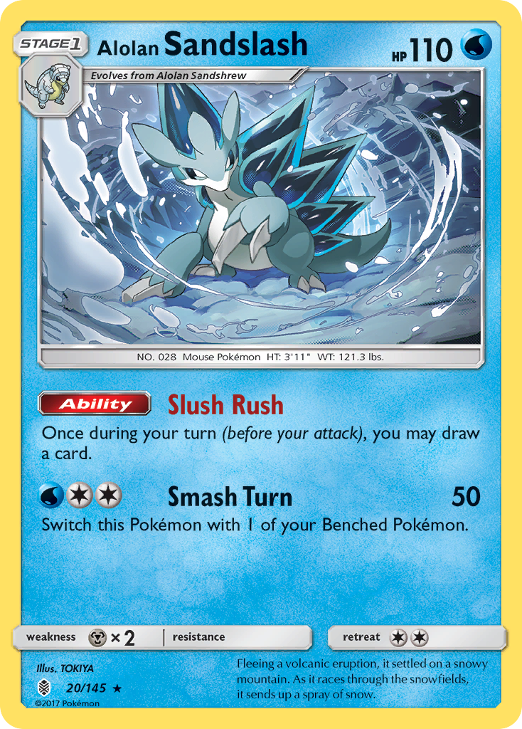 Alolan Sandslash 020/180 Rare