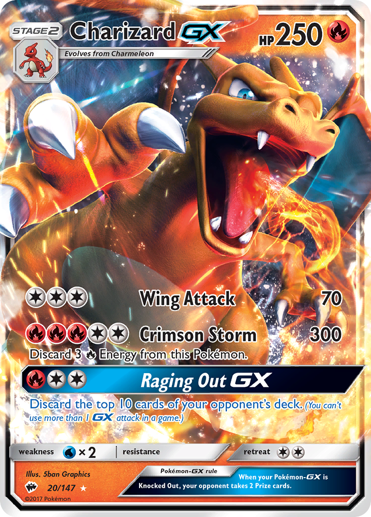 Charizard-GX 020/177 Rare Holo GX
