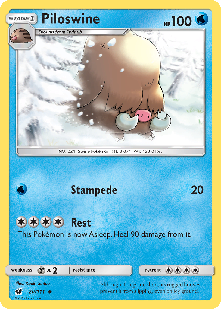Piloswine 020/126 Uncommon