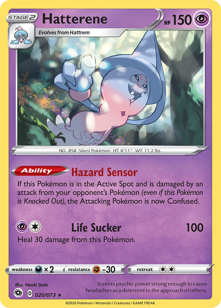Hatterene 020/80 Rare Holo