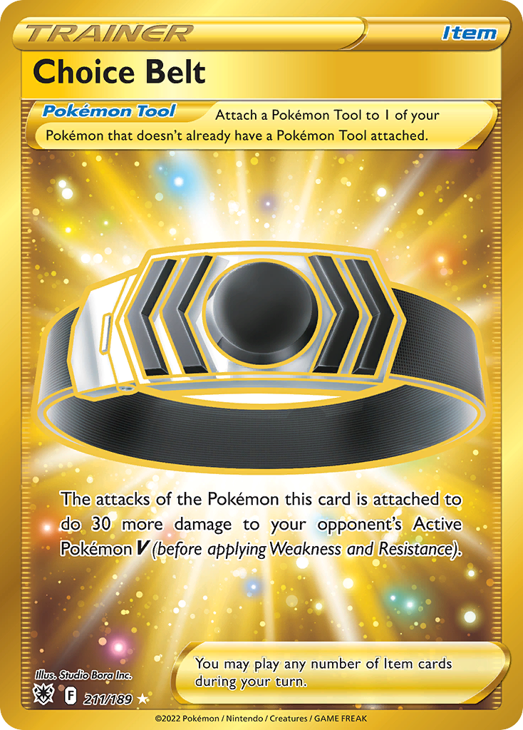 Choice Belt 211/216 Rare Secret