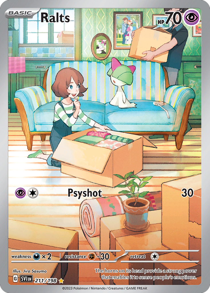 Ralts 211/258 Illustration Rare