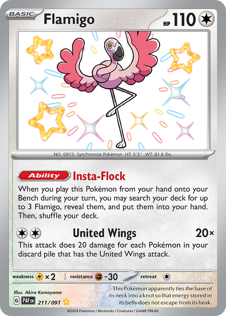 Flamigo 211/245 Shiny Rare