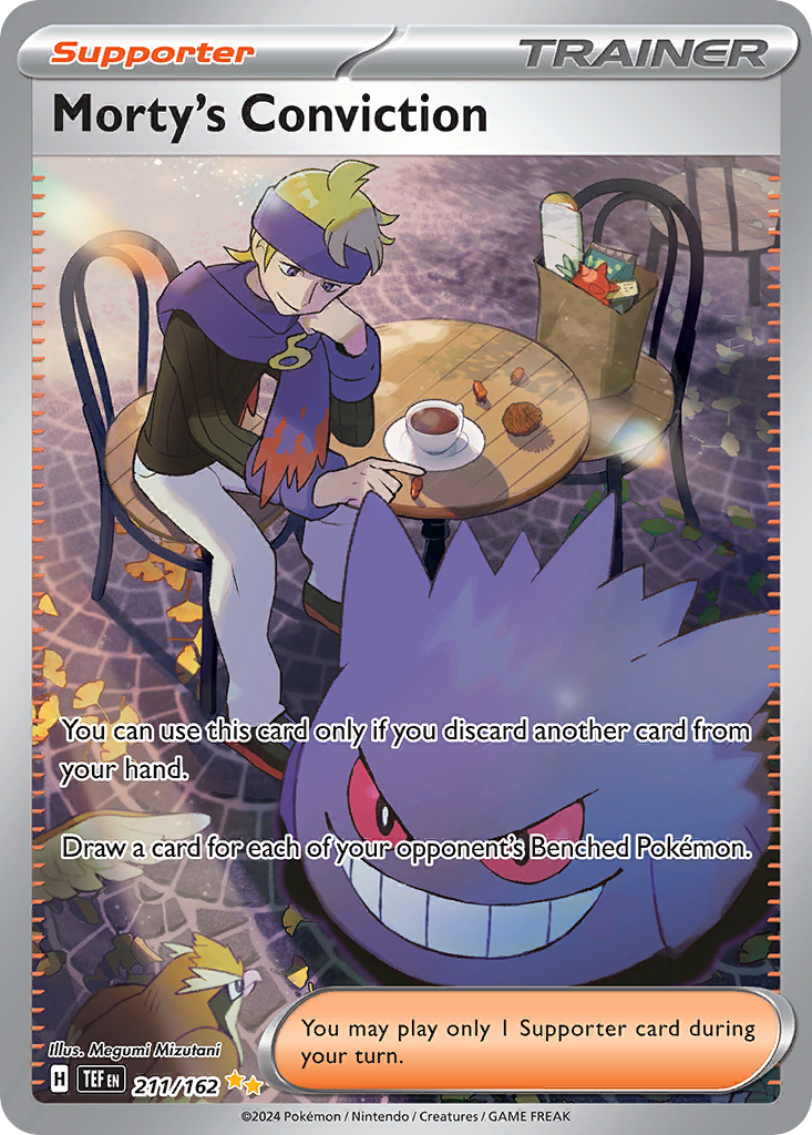 Morty's Conviction 211/218 Special Illustration Rare