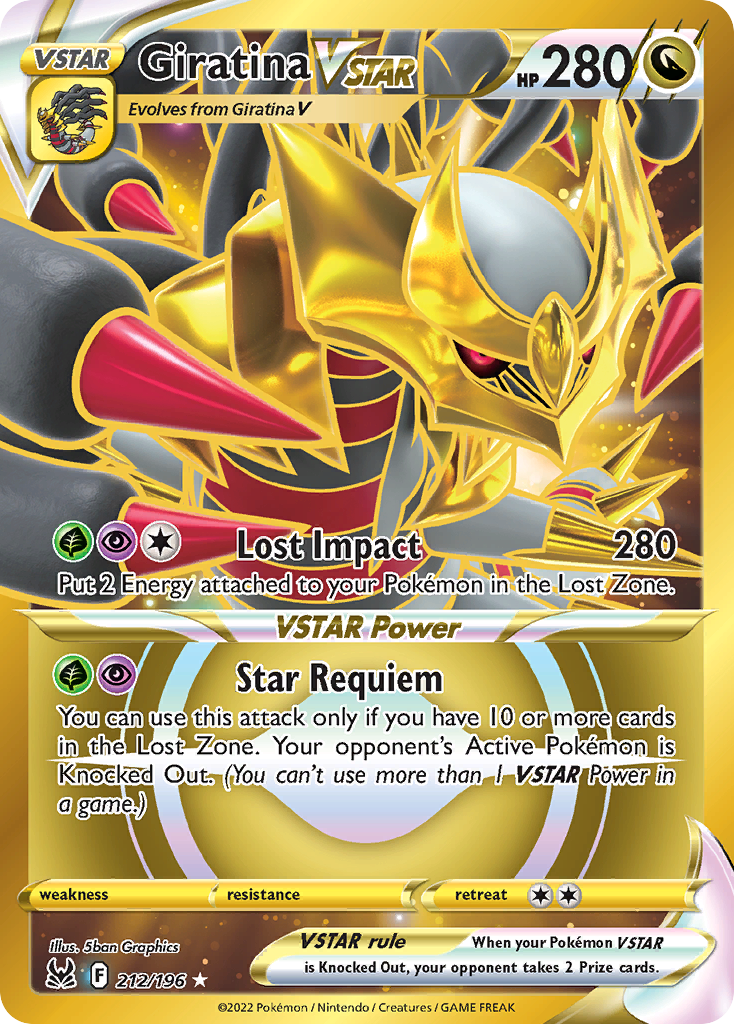 Giratina VSTAR 212/217 Rare Secret