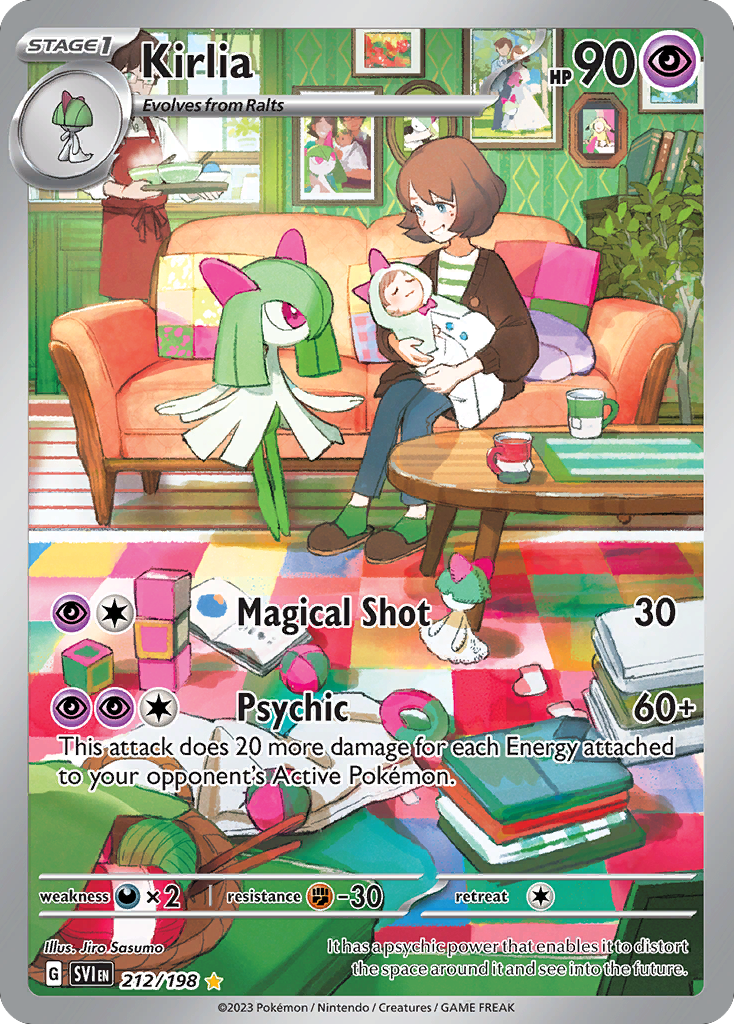 Kirlia 212/258 Illustration Rare