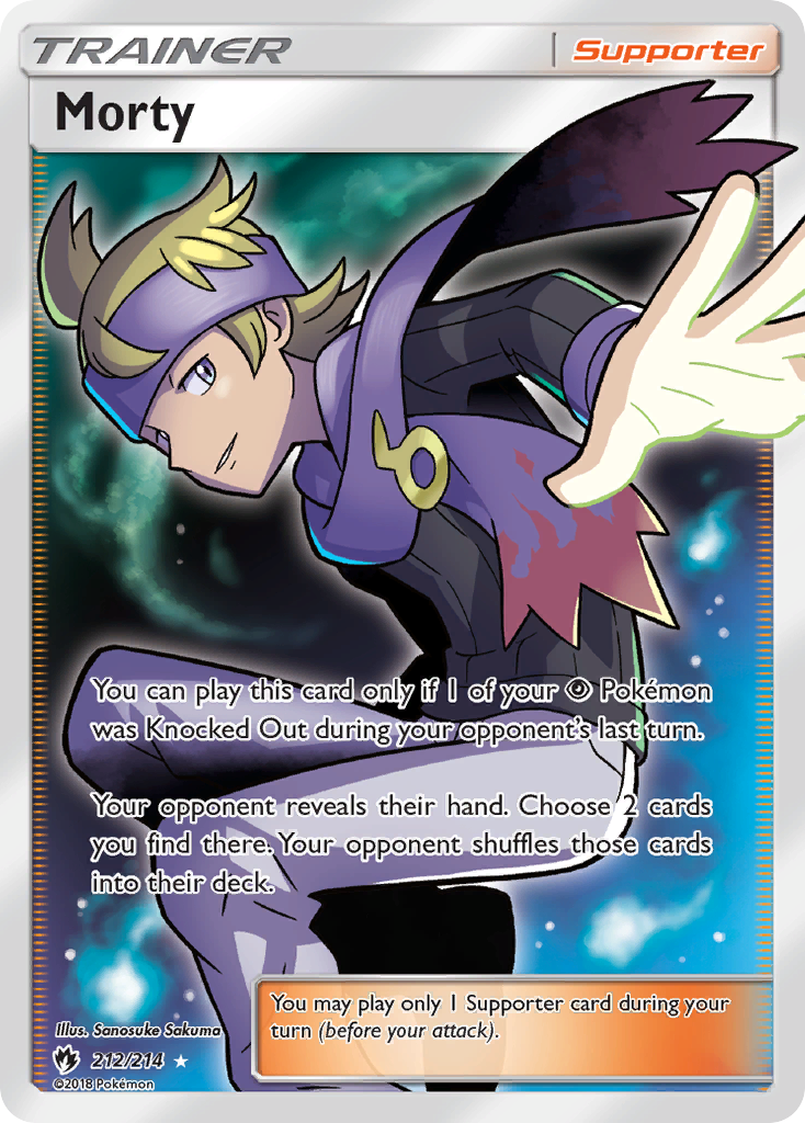 Morty 212/240 Rare Ultra