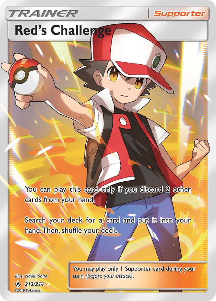Red's Challenge 213/234 Rare Ultra