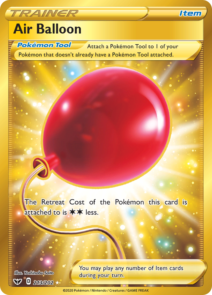 Air Balloon 213/216 Rare Secret