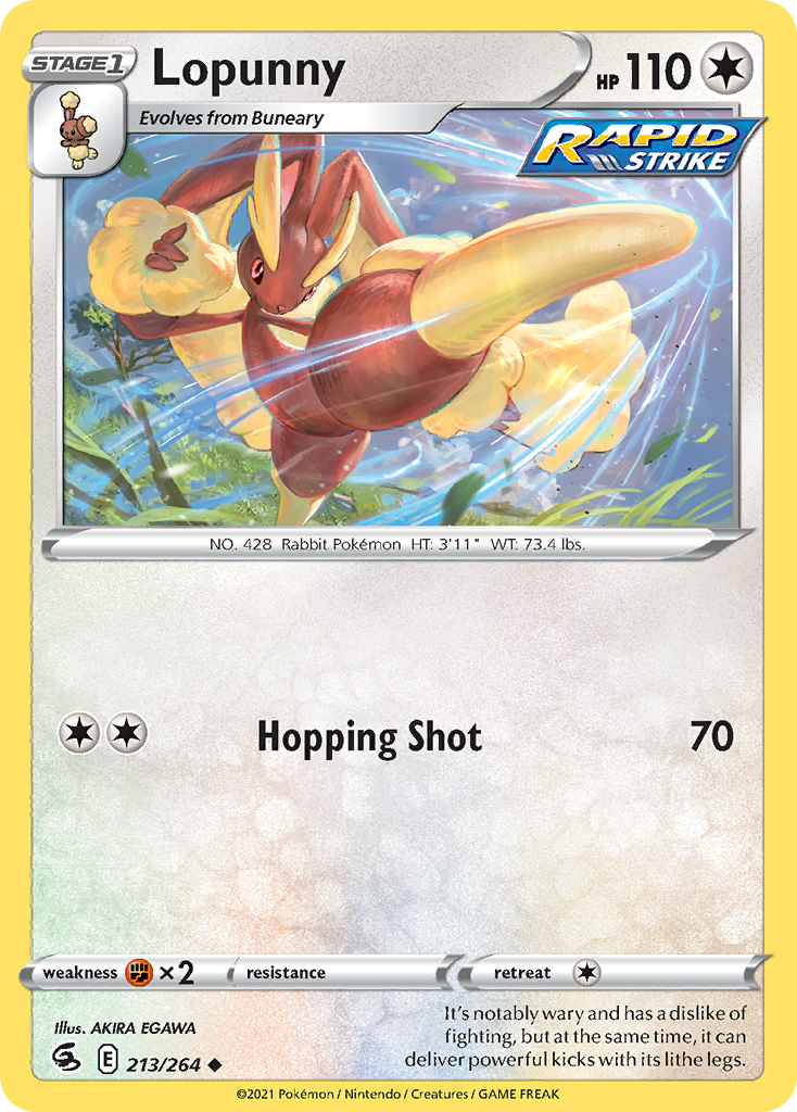 Lopunny 213/284 Uncommon