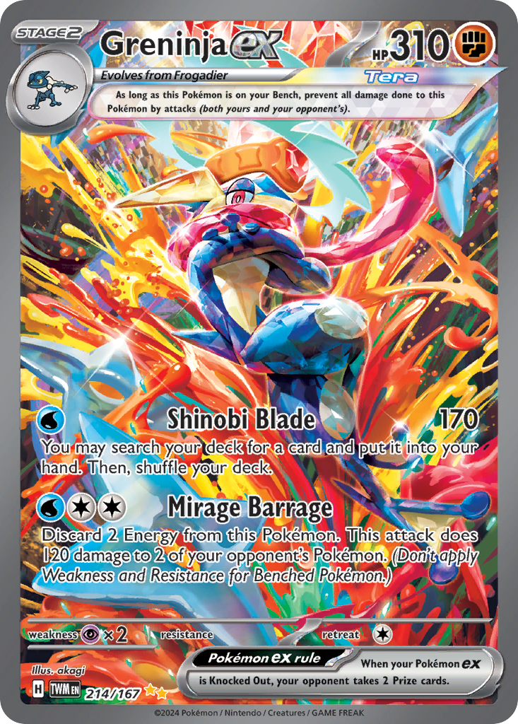 Greninja ex 214/226 Special Illustration Rare