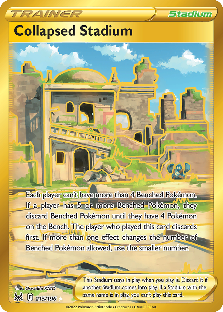 Collapsed Stadium 215/217 Rare Secret