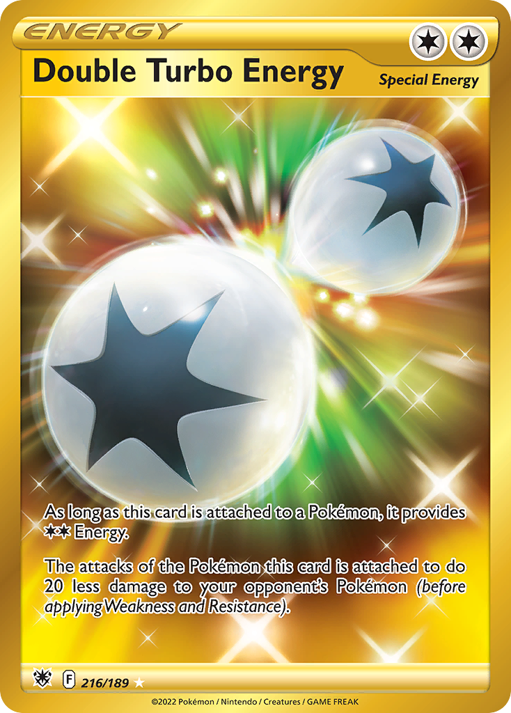 Double Turbo Energy 216/216 Rare Secret