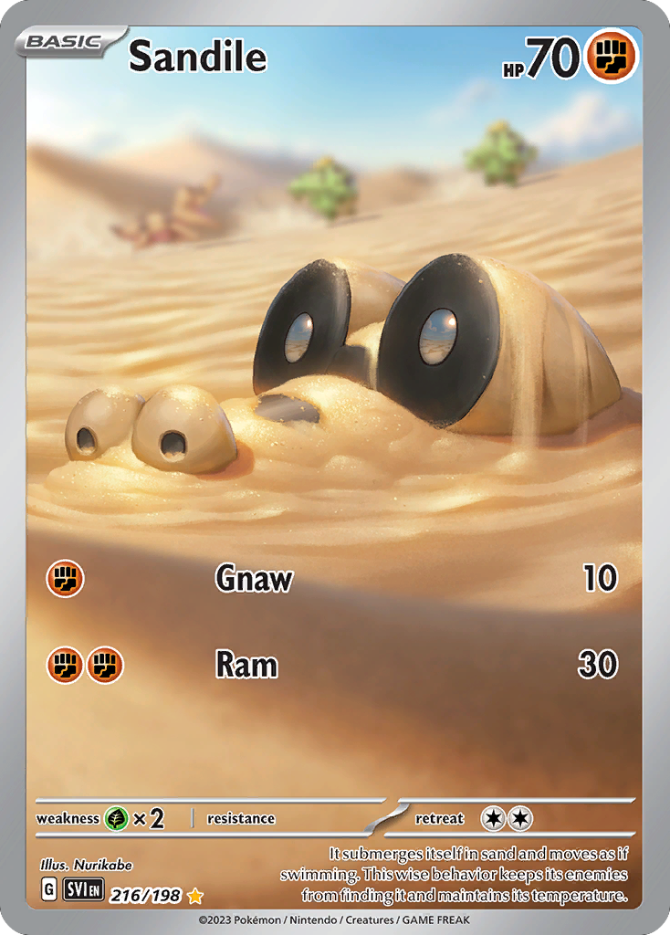 Sandile 216/258 Illustration Rare