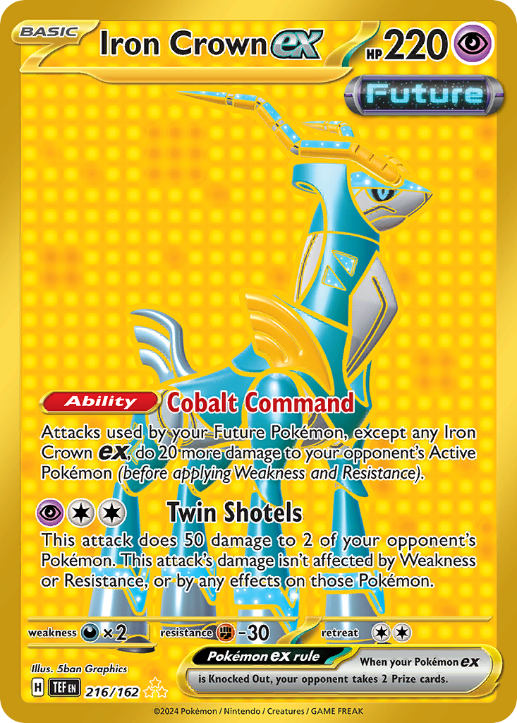 Iron Crown ex 216/218 Hyper Rare