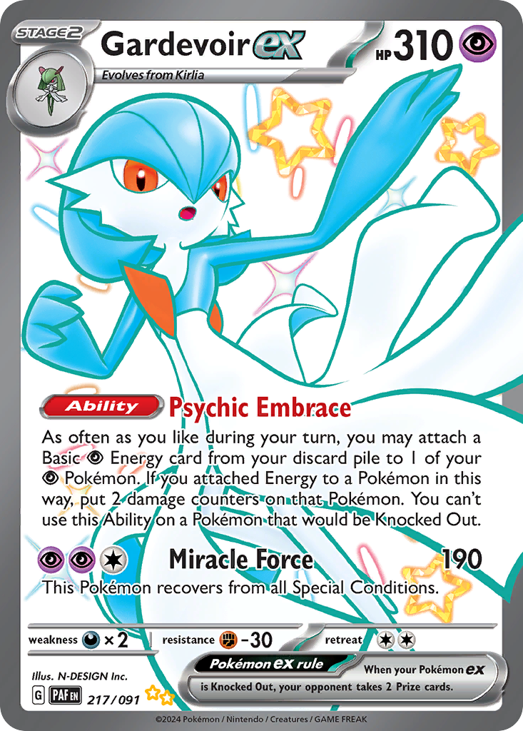Gardevoir ex 217/245 Shiny Ultra Rare