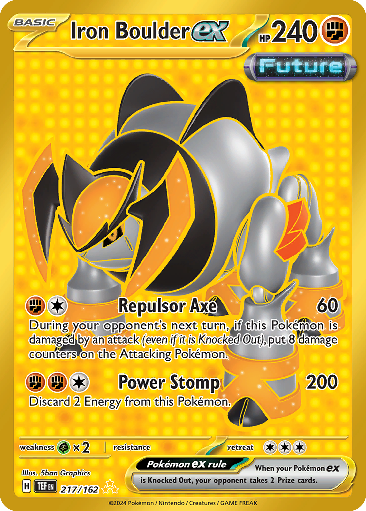 Iron Boulder ex 217/218 Hyper Rare