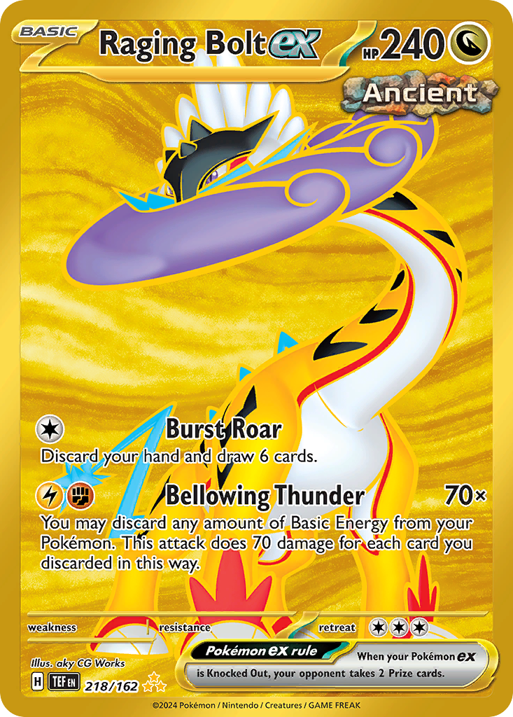 Raging Bolt ex 218/218 Hyper Rare