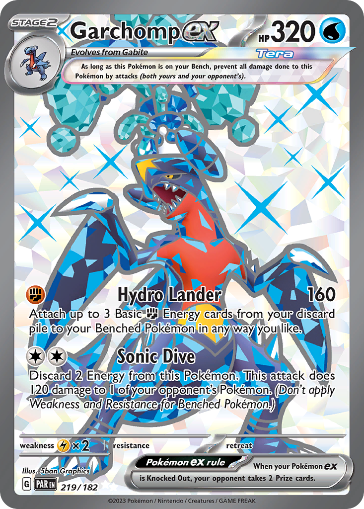 Garchomp ex 219/266 Ultra Rare