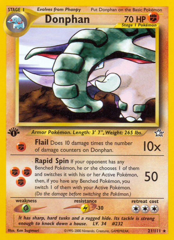 Donphan 021/111 Rare