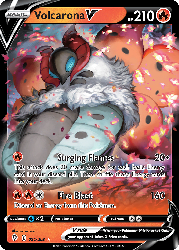 Volcarona V 021/237 Rare Holo V