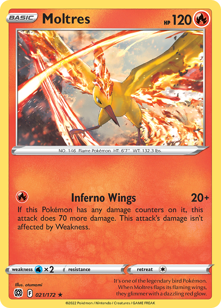 Moltres 021/186 Rare Holo