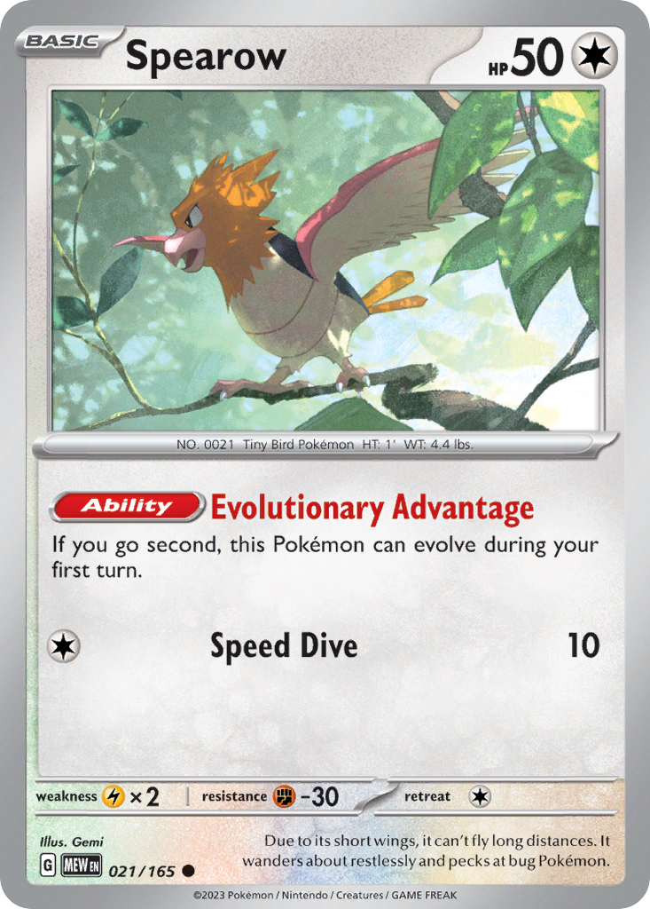Spearow 021/207 Common
