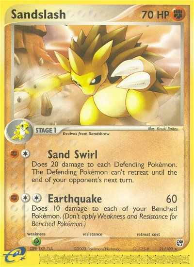 Sandslash 021/100 Rare