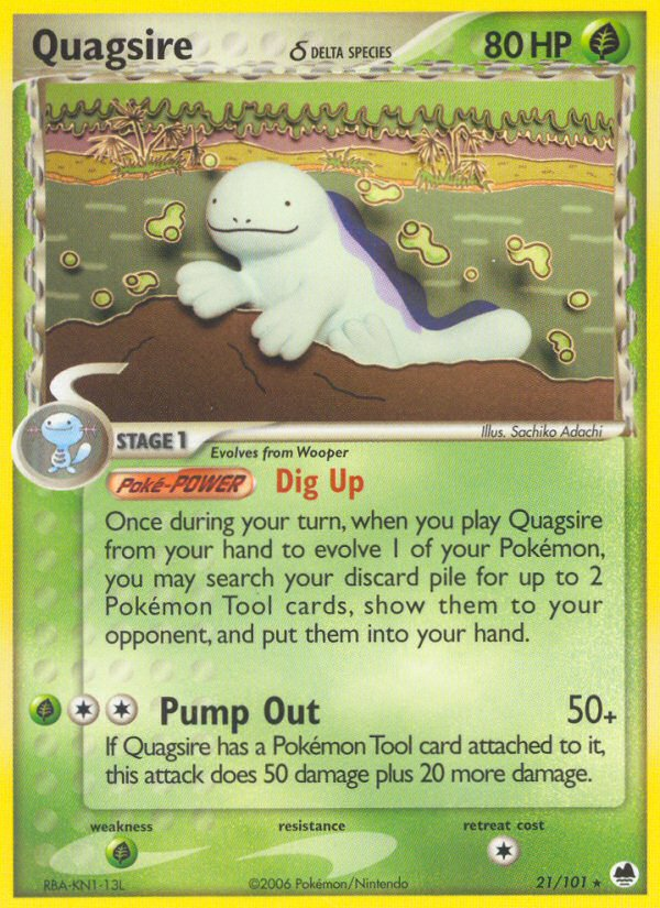 Quagsire δ 021/101 Rare