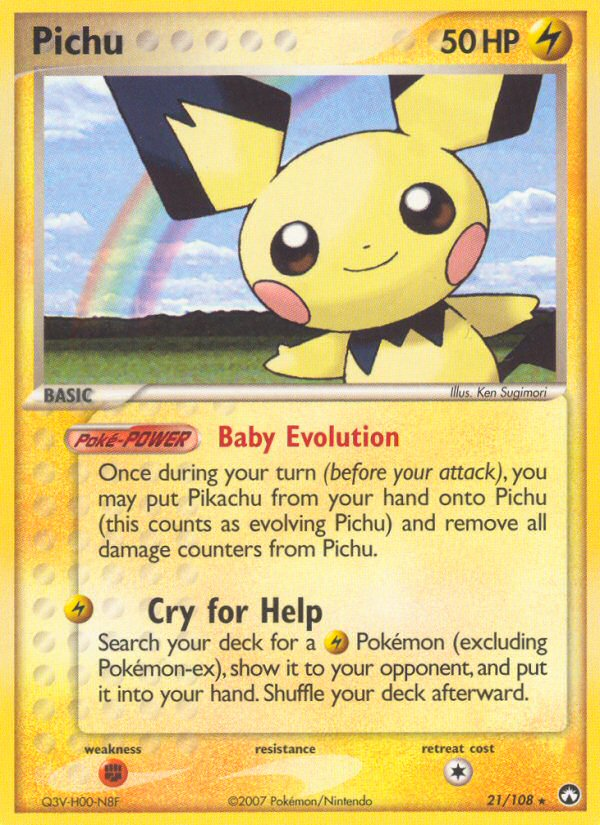 Pichu 021/108 Rare