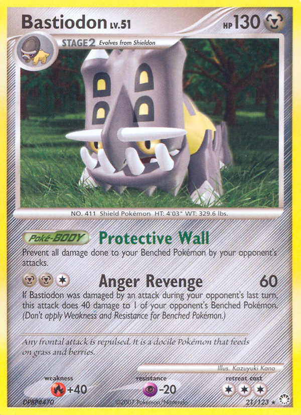Bastiodon 021/124 Rare