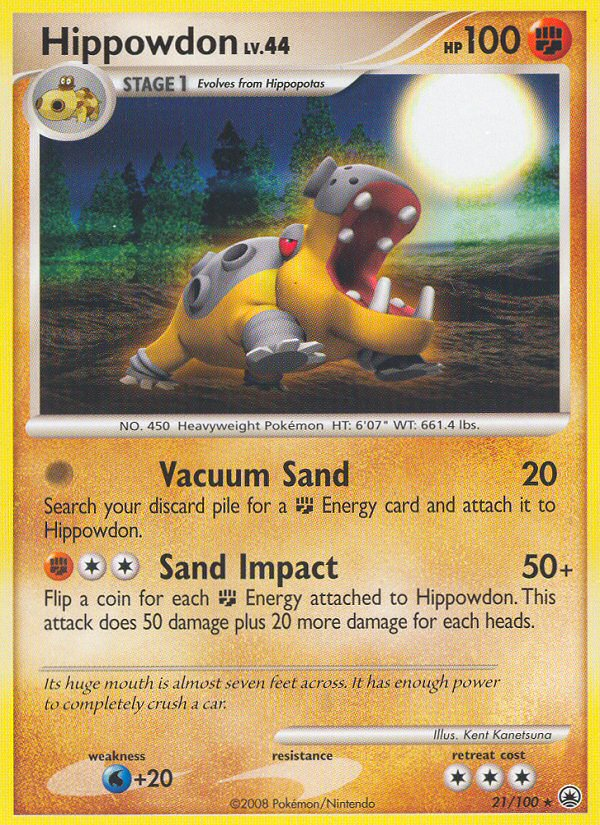 Hippowdon 021/100 Rare