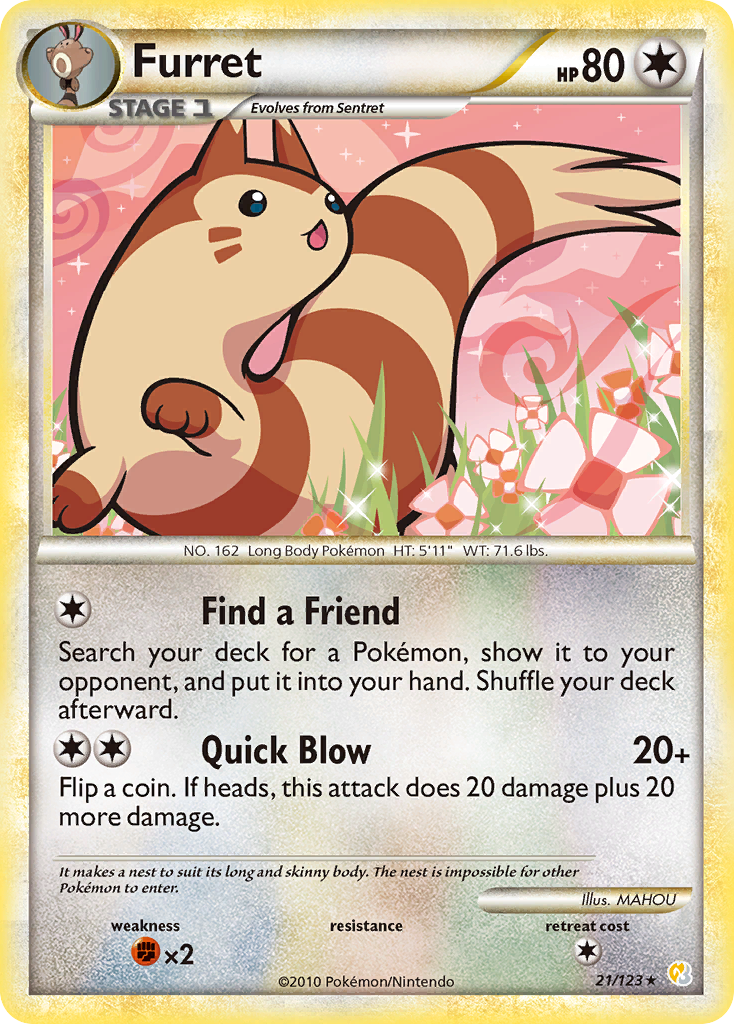 Furret 021/124 Rare
