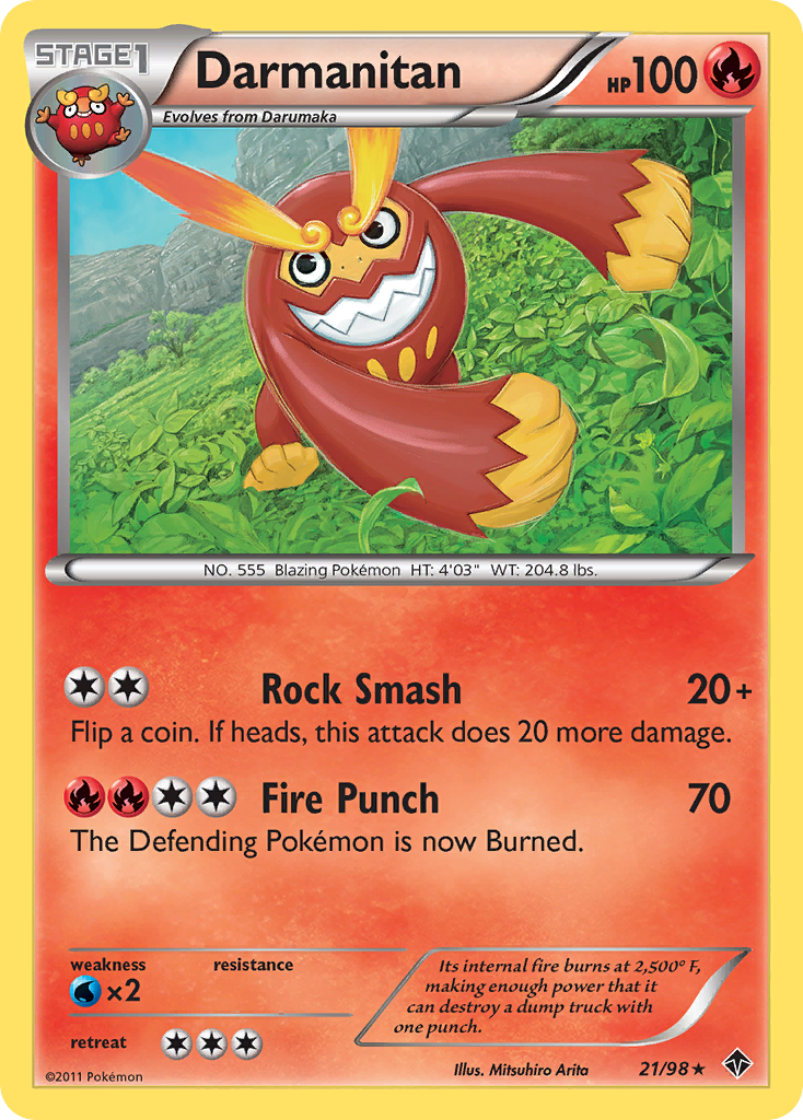 Darmanitan 021/98 Rare