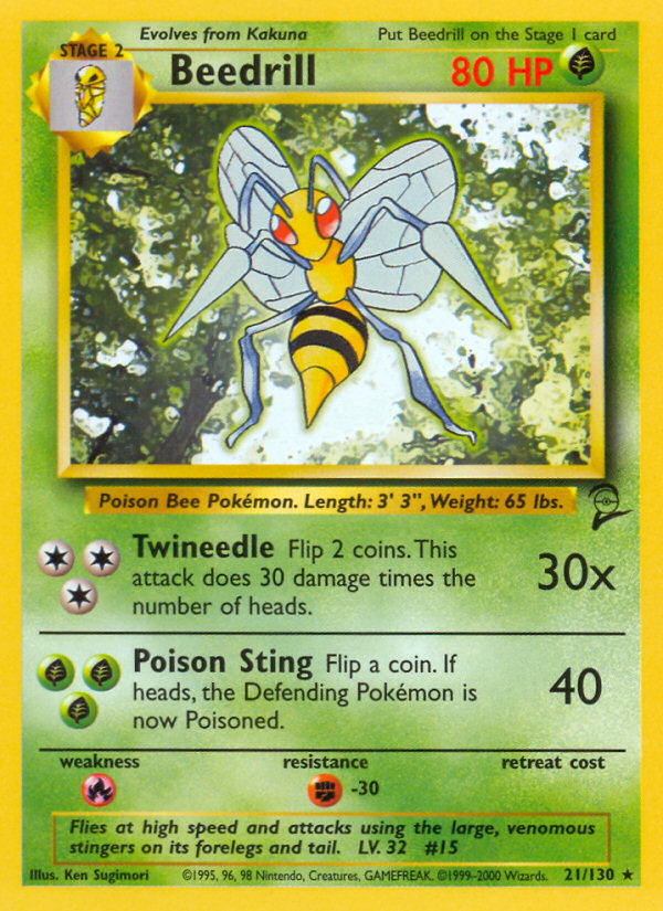 Beedrill 021/130 Rare